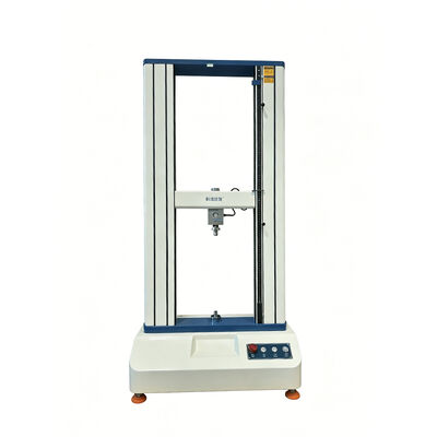 Máquina de ensayo universal de tracción de doble columna 1000N, probador de resistencia a la tracción de doble columna para plástico, caucho, tela ASTM D638