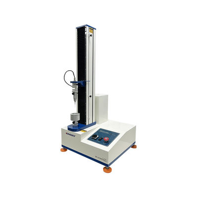 Máquina de ensayo universal de una sola columna controlada por ordenador para uso en laboratorio; comprobador de resistencia a la perforación de papel de papel de hoja de aluminio