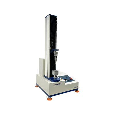Máquina de ensayo universal de una sola columna controlada por ordenador para uso en laboratorio; comprobador de resistencia a la perforación de papel de papel de hoja de aluminio