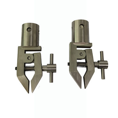 Mordazas de ensayo universales personalizables con garantía de 1 año y precisión de +/-0,5% según las normas ASTM E8/A370/ISO 75001