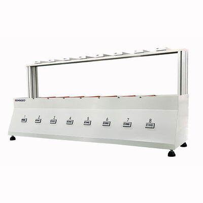 Instrumento de prueba de fuerza de cizallamiento estático según norma ASTM con 10 juegos de carga y simulación de temperatura y humedad para pruebas de resistencia al cizallamiento de cinta adhesiva