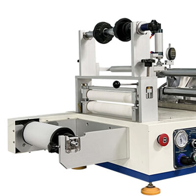 Máquina de recubrimiento de cinta adhesiva de fusión a caliente económica eléctrica para laboratorio con motor y embalaje de madera