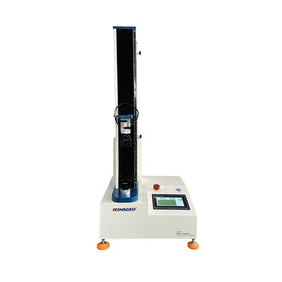 Teste electrónico de tracción de material universal de una sola columna para pruebas de tensión, exfoliación, corte y flexión