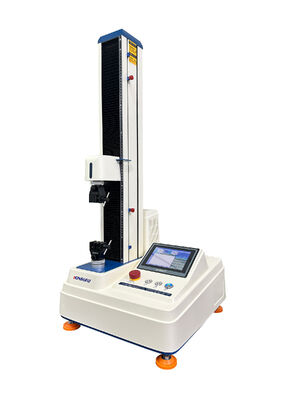 Máquina de ensayo de tracción universal de una sola columna, probador de tracción universal para película de caucho plástico